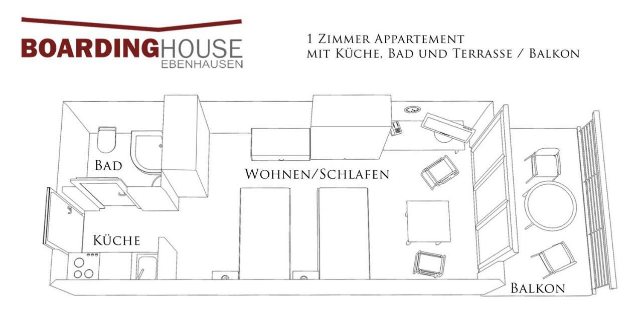 Boardinghouse-Ebenhausen Aparthotel Ebenhausen Werk Εξωτερικό φωτογραφία